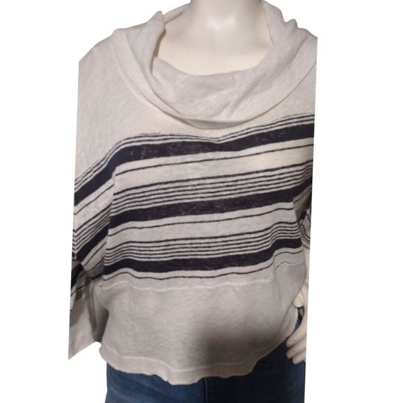 We The Free High Low Cowl Neck Oversized Top P+S+ oversized Small Medium NWOT - Picture 2 of 9